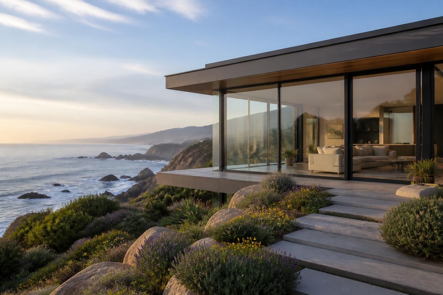 discover the distinctive design and innovative features of a stunning glass house in california, blending modern architecture with breathtaking natural views.