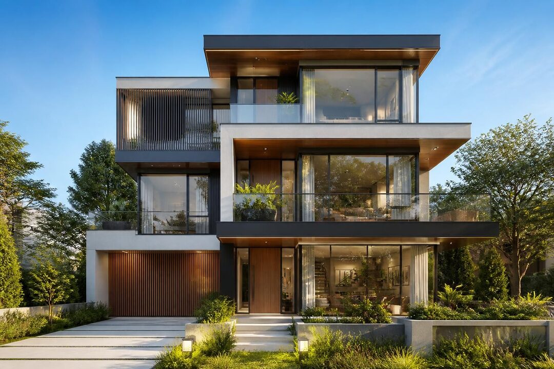 explore innovative three storey house design ideas that combine modern aesthetics with functional living spaces, perfect for contemporary lifestyles.