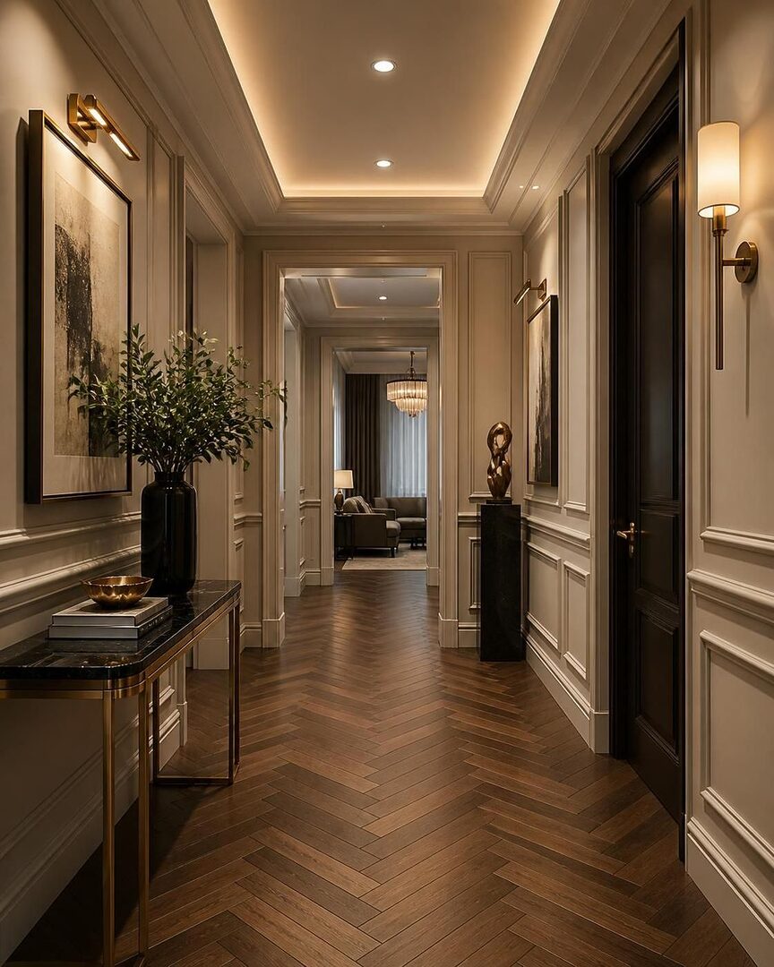 discover expert tips and stylish ideas to create a luxurious hallway that will impress your guests from the moment they enter your home.