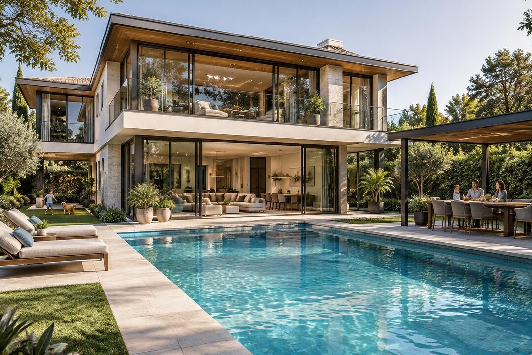 explore the benefits of a two-storey house with a swimming pool, combining spacious living, privacy, and a relaxing outdoor lifestyle.