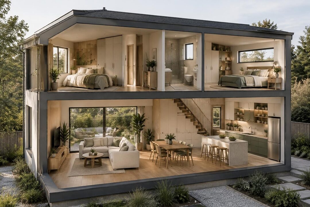 explore small two-storey house plans that maximize every inch with smart layouts, space-saving features, and stylish design.