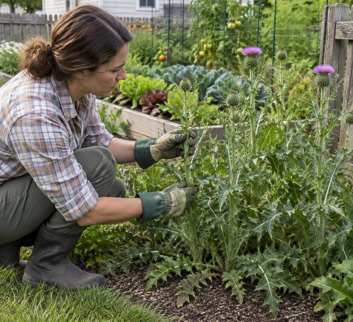 learn how prickly weeds affect your garden, identify common types, and discover practical ways to control and prevent them.
