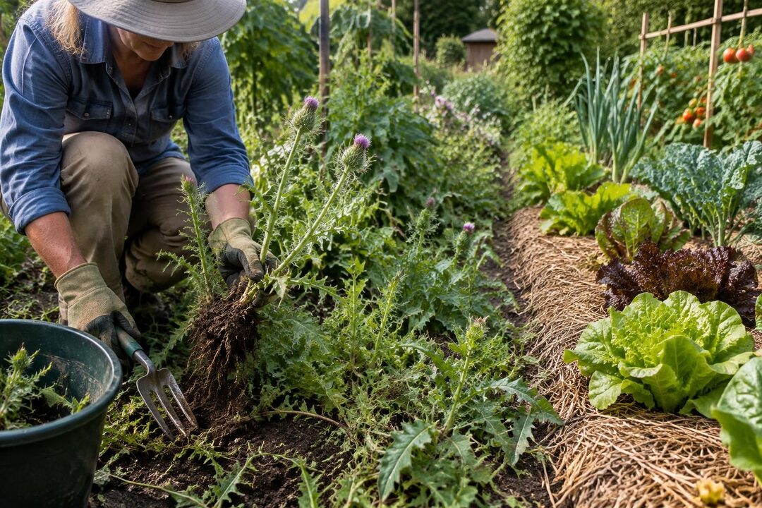 learn how prickly weeds affect your garden, identify common varieties, and discover effective ways to control them and protect your plants.
