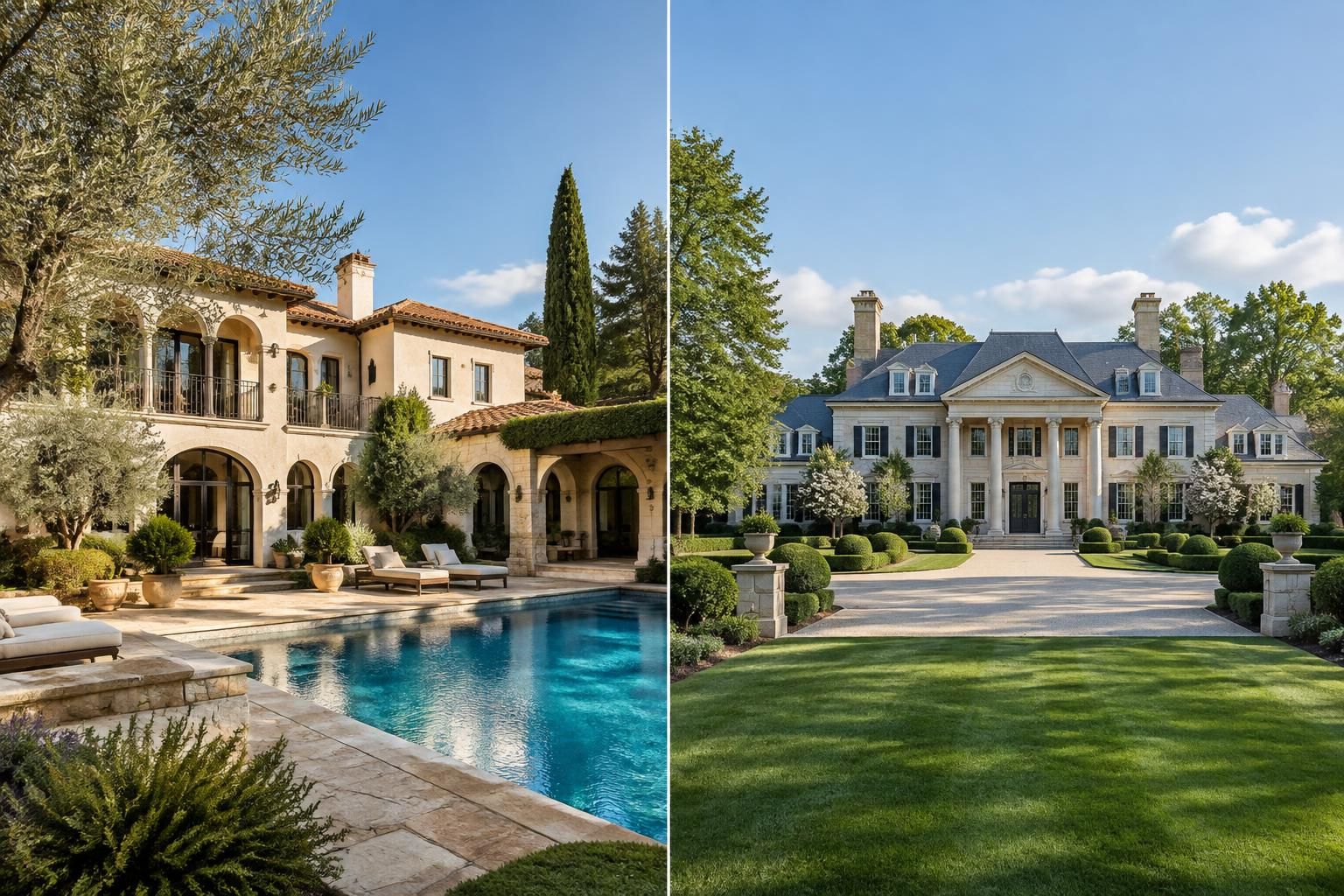 discover the key differences between a villa and a mansion, including size, design, location, amenities, and lifestyle.