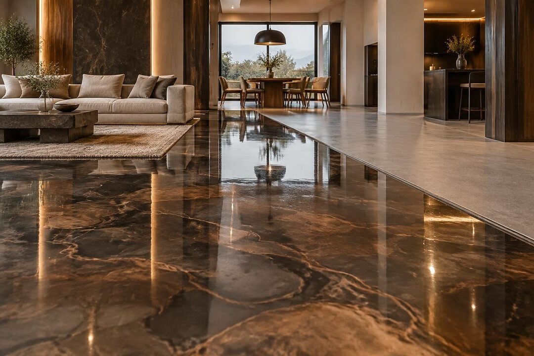 discover how luxury epoxy floor coatings surpass standard options with superior durability, premium finishes, and customizable design choices.